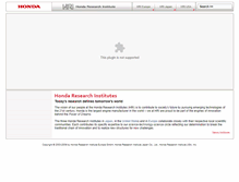 Tablet Screenshot of honda-ri.com